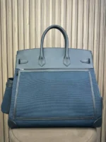 Мужской портфель Hermes синего цвета, артикул 347580 — фото 2
