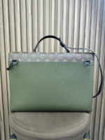 Мужской портфель Louis Vuitton зелёного цвета, артикул 347605 — фото 2
