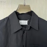 Мужская рубашка Maison Margiela чёрного цвета, артикул 347685 — фото 3