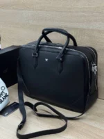 Мужской портфель MONTBLANC чёрного цвета, артикул 347766 — фото 3