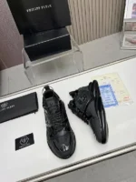 Мужские кроссовки Philipp Plein чёрного цвета, артикул 348038 — фото 3