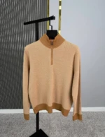 Мужская кофта Loro Piana бежевого цвета, артикул 348229