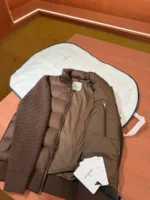 Мужская куртка Moncler коричневого цвета, артикул 348354 — фото 3