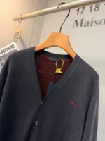 Мужской кардиган Prada чёрного цвета, артикул 348717 — фото 4