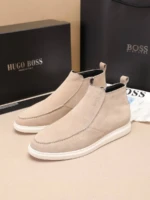 Мужские ботинки Boss бежевого цвета, артикул 348987