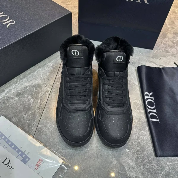 Зимние высокие кеды DIOR — фото 2