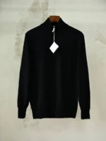 Мужская кофта Brunello Cucinelli чёрного цвета, артикул 348659