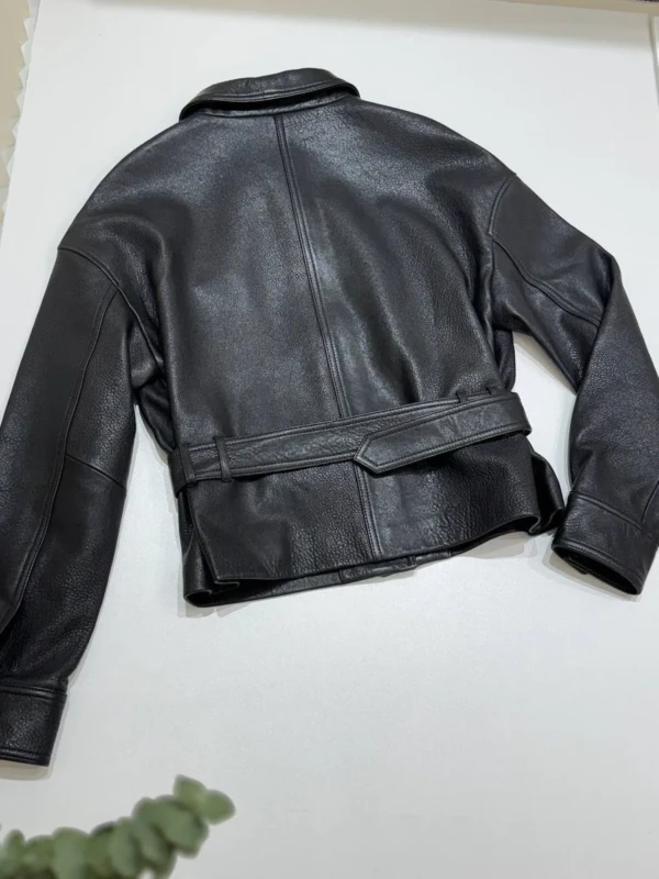 Кожаная куртка SAINT LAURENT — фото 2