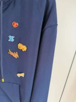 Мужская кофта на молнии Louis Vuitton тёмно-синего цвета, артикул 348631 — фото 5