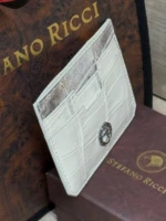 Мужской картхолдер Stefano Ricci белого цвета, артикул 349290 — фото 4