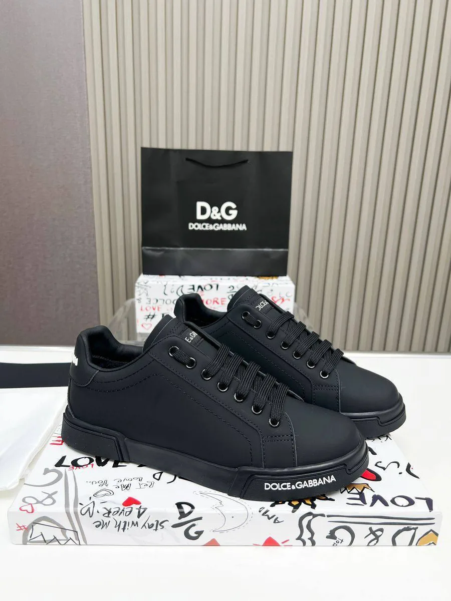 349113_1 Мужские кеды Dolce Gabbana чёрного цвета, артикул 349113