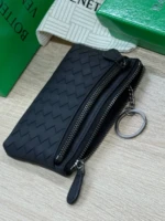 Мужской кошелек Bottega Veneta чёрного цвета, артикул 349277 — фото 3