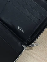 Мужское портмоне Zilli чёрного цвета, артикул 349253 — фото 6