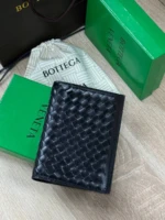 Мужская обложка Bottega Veneta чёрного цвета, артикул 349285