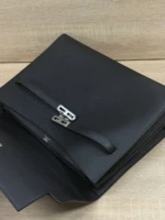 Мужской портфель Hermes чёрного цвета, артикул 349264 — фото 4