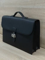 Мужской портфель Hermes чёрного цвета, артикул 349265