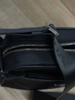 Мужская сумка мессенджер Prada чёрного цвета, артикул 349278 — фото 5