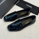 Женские лоферы Chanel чёрного цвета, артикул 349031