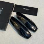 Женские лоферы Chanel чёрного цвета, артикул 349031 — фото 4
