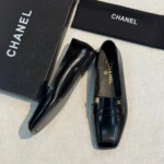 Женские лоферы Chanel чёрного цвета, артикул 349031 — фото 5