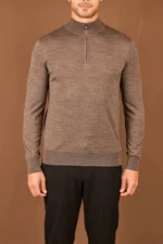 Мужская кофта Kiton коричневого цвета, артикул 349183 — фото 3