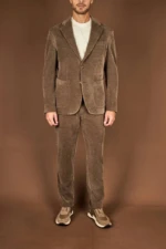 Мужской костюм Brunello Cucinelli коричневого цвета, артикул 349163 — фото 3