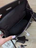 Мужская сумка-слинг Hermes коричневого цвета, артикул 349286 — фото 7