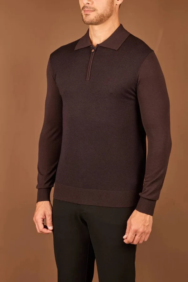 Поло с длинными рукавом KITON