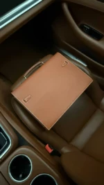 Мужской портфель Hermes коричневого цвета, артикул 349263 — фото 3