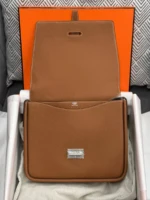Мужская сумка мессенджер Hermes коричневого цвета, артикул 349202 — фото 3