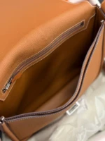 Мужская сумка мессенджер Hermes коричневого цвета, артикул 349202 — фото 6