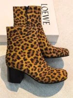 Женские ботильоны Loewe леопардового цвета, артикул 349046 — фото 2