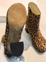Женские ботильоны Loewe леопардового цвета, артикул 349046 — фото 5
