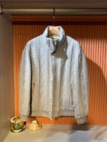 Мужская куртка Loro Piana серого цвета, артикул 349153