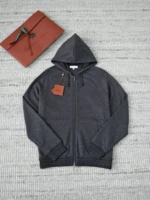 Мужской спортивный костюм Loro Piana серого цвета, артикул 349173 — фото 2