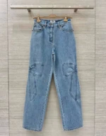 Женские джинсы Chanel синего цвета, артикул 349075