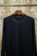 Мужской лонгслив Dolce Gabbana тёмно-синего цвета, артикул 349236 — фото 3