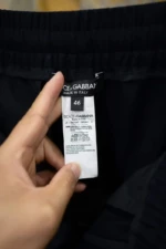 Мужские полуклассические брюки Dolce Gabbana тёмно-синего цвета, артикул 349233 — фото 8