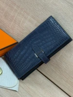 Мужское портмоне Hermes тёмно-синего цвета, артикул 349295 — фото 3