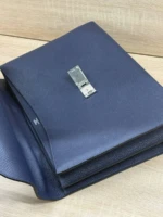 Мужской портфель Hermes тёмно-синего цвета, артикул 349266 — фото 5