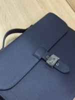 Мужской портфель Hermes тёмно-синего цвета, артикул 349266 — фото 6